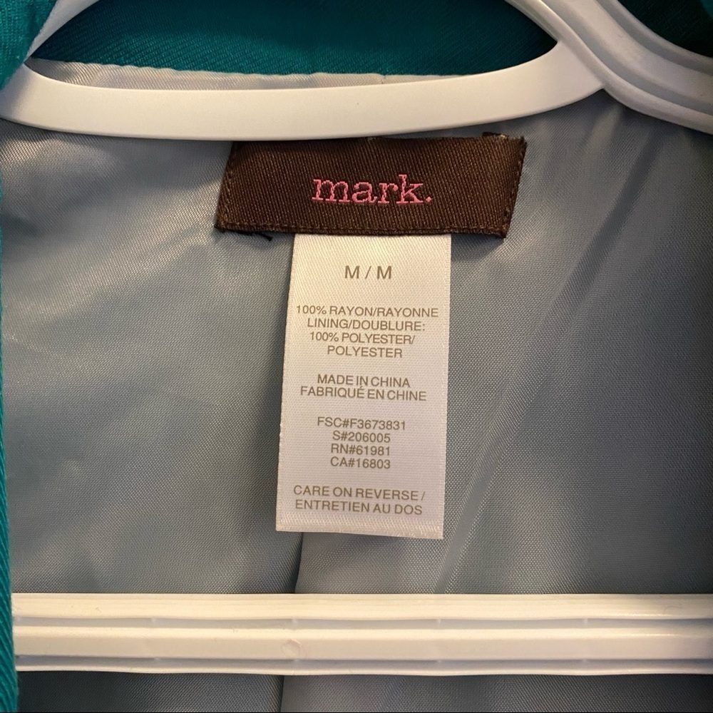 mark. Teal Open-Front Blazer Jacket - Women's - Picture 2 of 3